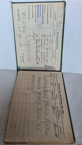 ТЕХПАСПОРТ ДОКУМЕНТ НА  ТРАФЕЙНЫЙ ПАРТИЗАН МG ГЕРМАНИЯ 1940 ГОД