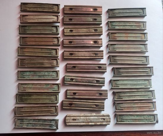 Планки Маузер , ПМВ , 31 штука , с 1 рубля, без мц