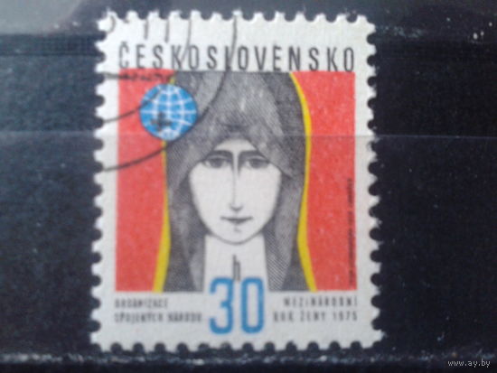 Чехословакия 1975 8-е марта с клеем без наклейки