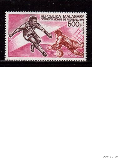 Мадагаскар-1974(Мих.703) , **, ЧМ-1974 по футболу,