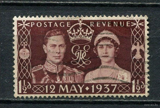 Великобритания - 1937 - Коронация Георга VI - [Mi. 197] - полная серия - 1 марка. Гашеная.  (Лот 15HU)-TG3P19