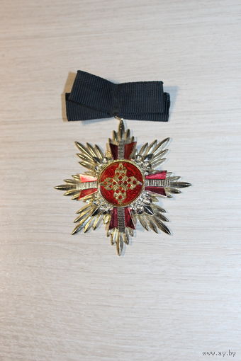 Медалька, алюминий, двухсоставная, на заклёпках.