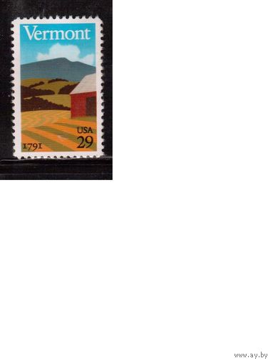 США-1991 (Мих.2121) , *(без клея), Вермонт