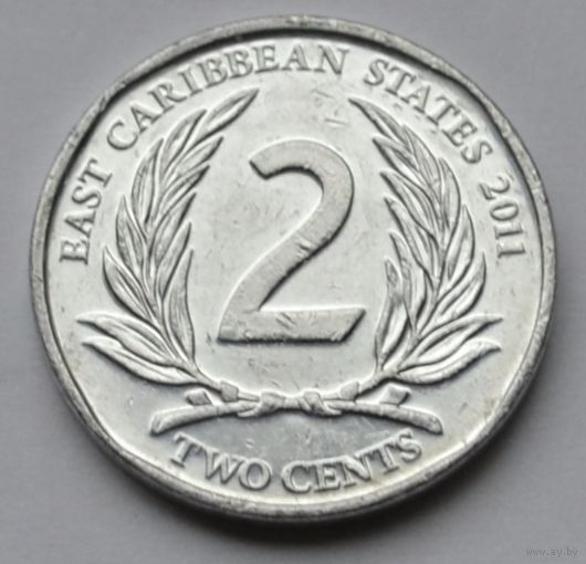 Восточные Карибы, 2 цента 2011 г.