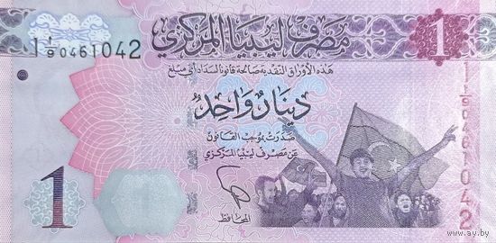 Werty71 Ливия 1 динар 2013 UNC банкнота