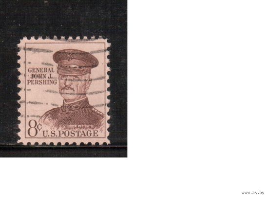 США-1961, (Мих.818) , гаш. ,Стандарт, Личности, Генерал
