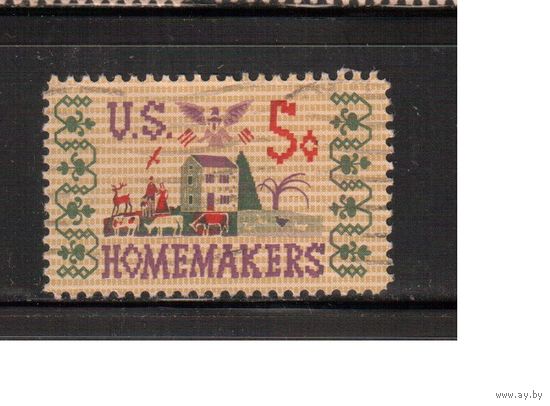 США-1964, (Мих.868) , гаш. , Детский рисунок(одиночка)