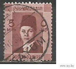 Египет. Король Фарук. 1937г. Mi#227.
