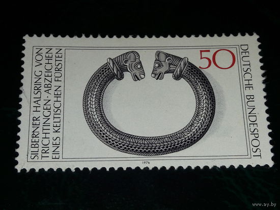 Германия ФРГ 1976 Археология. Антиквариат. Чистая марка