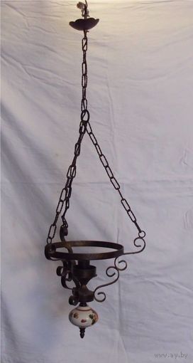 Люстра Майолика Голландия 70-е годы Под плафон 25,0 см