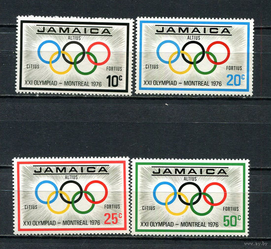 Ямайка - 1976 - Летние Олимпийские игры - [Mi. 410-413] - полная серия - 4 марки. MNH.  (Лот 100HC)-T4P59