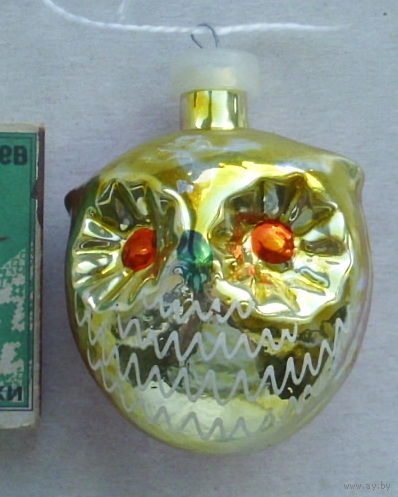 Ёлочная игрушка. Сова. Х-23.
