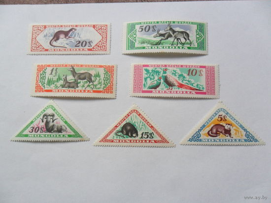 Монголия, фауна 1959г