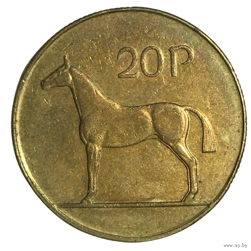 Ирландия 20 пенсов, 1996