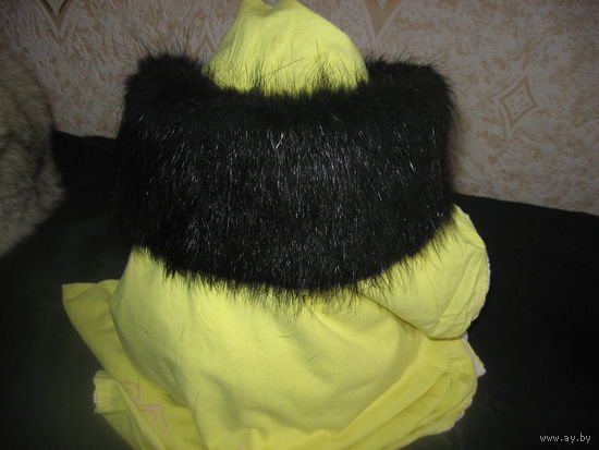 Лот 075 Повязка меховая "Русский мех" Нутрия два размера 55-56 (высота с мехом 10 см) и 57-58 (высота с мехом 11см) новая