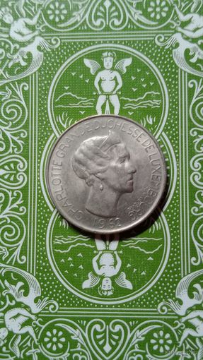 Люксембург 5 франков 1962