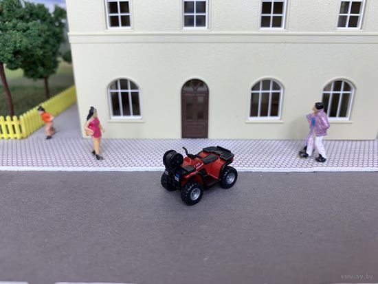 Квадроцикл пожарной службы. Масштаб HO 1:87.