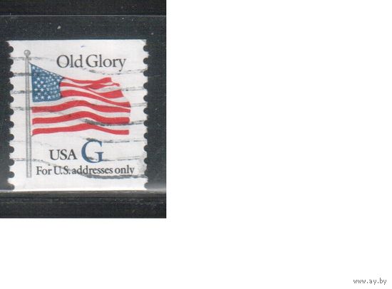 США-1994, (Мих.2538 С) , гаш., Стандарт, Флаг,