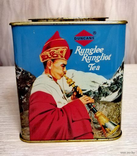 Банка жестяная от индийского чая. 1996г.