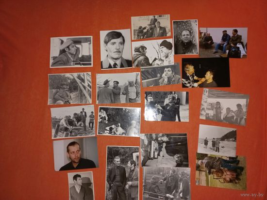 СССР- 20  ФОТО  кадры сьемок из фильиов  с артистами ,на обратной написаны   (А24)