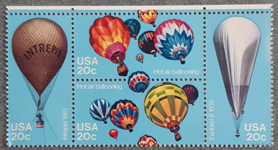 1983  Воздушные шары( 200 лет первого пилотируемого полета на воздушном шаре )  США