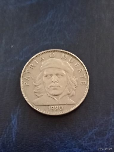 Куба 3 песо 1990 г. (немагнитная) - Эрнесто Че Гевара