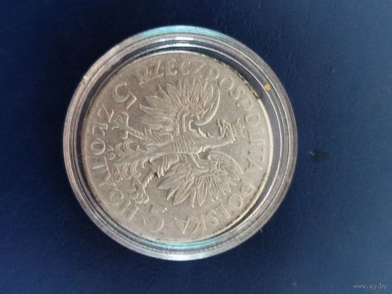 5 злотых Польша 1933