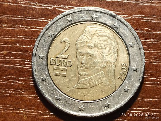 Австрия 2 евро 2002