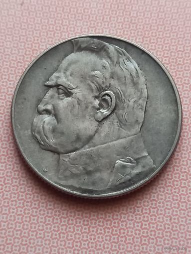 5 злотых 1936 г ., Пилсудский
