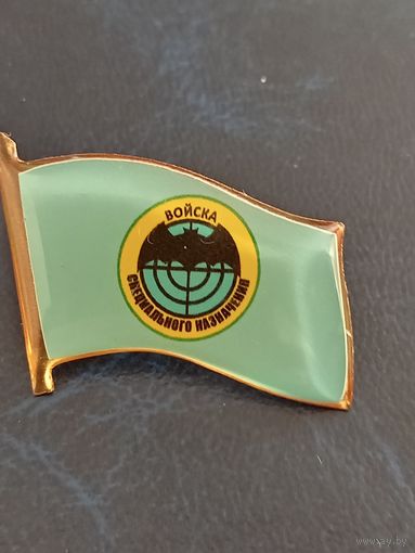 Значок - флажок Войска специального назначения