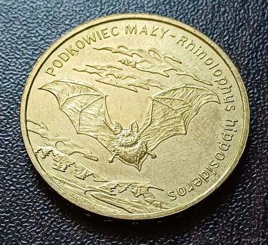 Польша 2 злотых, 2010 Летучая мышь
