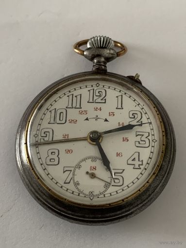 Карманные часы Eterna, Швейцарские – будильник (звонок), 1910 г.