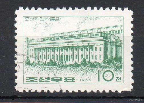 Стандартный выпуск Музей революции КНДР 1969 год серия из 1 марки