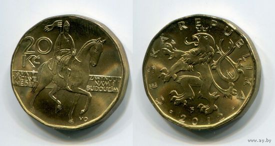 Чехия. 20 крон (2012, UNC)