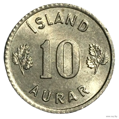 Исландия 10 эйре, 1969 [UNC]