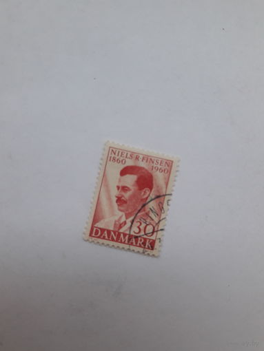 Марки Дания Лауреаты Нобелевской премии по медицине 1903  Финзен