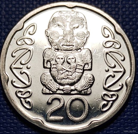 Новая Зеландия 20 центов 2006 г.
