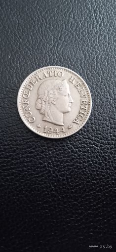 Швейцария 5 раппенов 1944 г.
