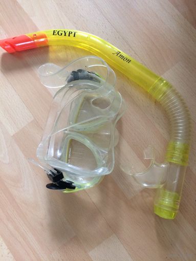 Маска с трубкой детская