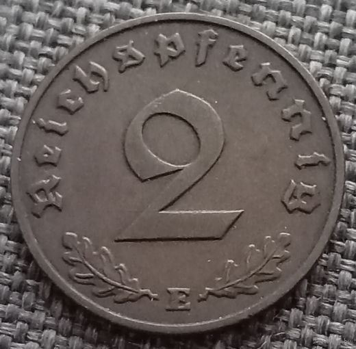 2 рейхспфеннига 1940 Е