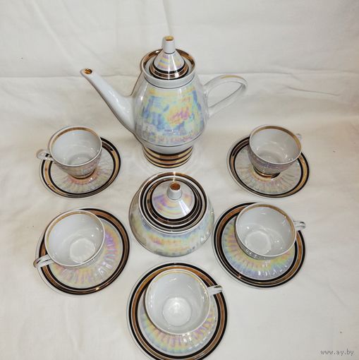 Кофейный сервиз, фарфор, МФЗ СССР