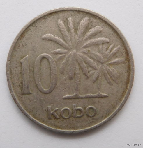 Нигерия 10 кобо 1988