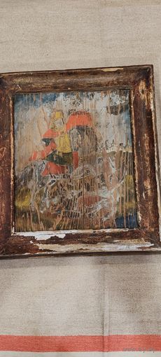 Икона. Георгий Победаносец. На реставрацию.