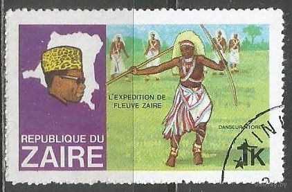 Заир. Национальные танцы. 1979г. Mi#589.