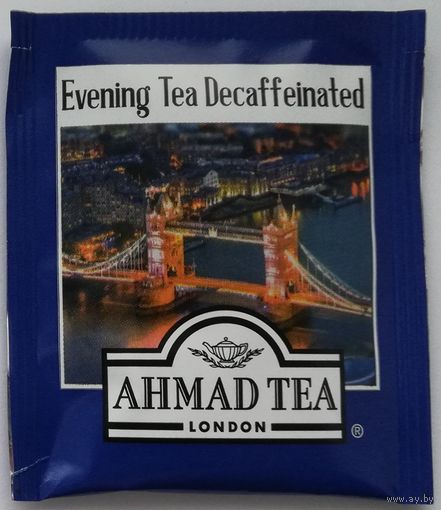 Чай Ahmad English tea decaffeinated (черный без кофеина со вкусом и ароматом бергамота) 1 пакетик