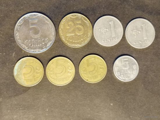 Монеты разные  8 шт.