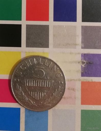 Австрия 5 шиллингов  1970