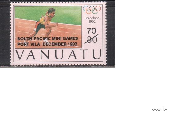 Вануату-1993,(Мих.946) ** ,  Спорт,  Надп.