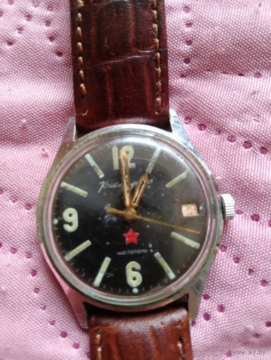 Часы командирские СССР.  На ходу.