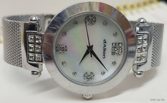 Очень красивые Дамские часы "D'Alton"корпус нерж сталь,мех Miota